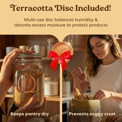 Très Fresh Beeswax Bread Bag for Sourdough (2 Pack) – 2 Pack, Windmill