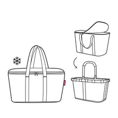 Black 20L Insulated Cooler Bag