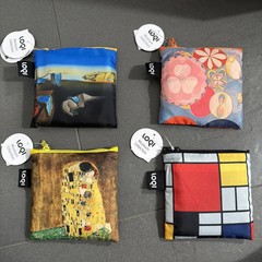 LOQI Reusable Bags Museum Collection Shopping Traveling Storage New Lot Of 4