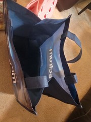 AUTHENTIC Spectrum (15″ x 13″) Tote Bag Large Durable Shopping Blue FREE SHIP!