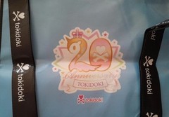 1 x NEW TOKIDOKI REUSABLE SHOPPING BAG/BACKPACK/TOTE – 20th anniversary print