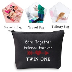 MBMSO Twin One Two Bag Born Together Friends Forever OneTwo black