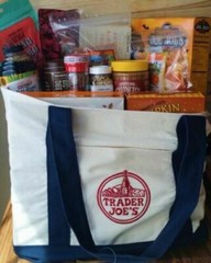 Trader Joes Reusable Fashion Tote Bag From Heavy-Duty Cotton Canvas Shoulder Bag