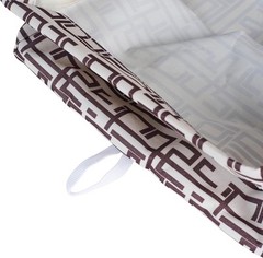 Tan Geometric Krush Container Multifunctional Tote Bag