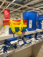 IKEA STORSTOMMA BAG Rainbow Reusable Bag