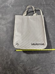 Lululemon Large Holiday 2025 Logo Light Reusable Shopping Bag New