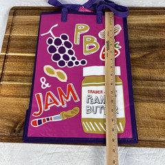 Trader Joe’s Reusable Bags – Mac & Cheese & PB & Jam – Set of 2 New
