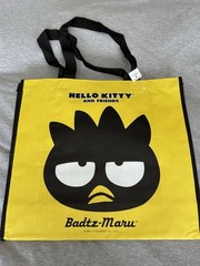 World Market x2 Hello Kitty,Badtz Maru Shopping Bag 2019 15”x16”x5.5” NEW w Tags