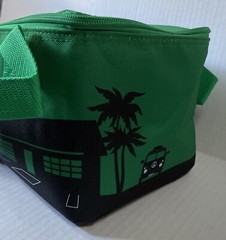 2 LIMITED EDITION Holiday 2024 TRADER JOE’s Mini Insulated Tote Bags Red Green