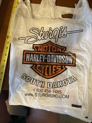 Lot Of 8 Genuine Harley Plastic Gift Shopping Bags Different Sizes