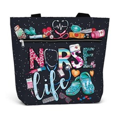 Aesthetic Tote Bag for and Girls. Cute Graphic Nurse Life Tools Large Shoulde…
