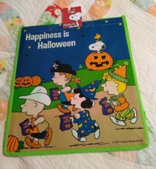Peanuts Snoopy Halloween🎃Reusable Green Large Shopping Tote Bag with Handles🆕