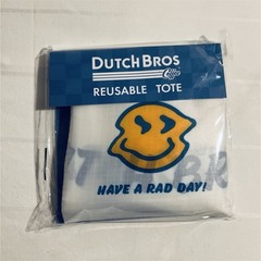 Dutch Bros Reusable Tote Ripstop Nylon Limited Edition ‘Have a Rad Day’