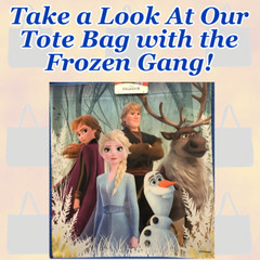 Frozen Tote Bag Olaf & Sven Disney Reusable Shopping Bag New w/Tag NWT ⛄