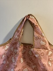Hello Kitty Portable Foldable Reusable Shopping Shoulder Tote Bag 14x22inch