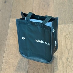 Lululemon Large Small Lot of 4 Reusable Shopping Tote Bags 💚 Forest Green 💚NEW
