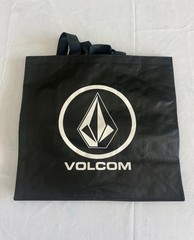 Volcom Shopping Bag – Beach Tote – Grocery Bag – Recycled Polypropylene – Black