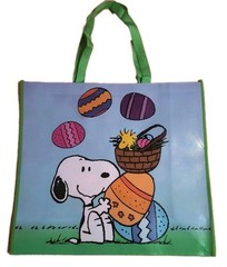 Peanuts Snoopy Easter🐇 XL Reusable Tote/Shopping/Gift Bag NWOT! Free Shipping!