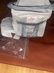 Thirty One Littles Carry-All Caddy Grey Lil Scrib ‘Love Who You Were Born To Be’