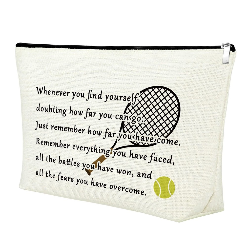 Tennis Gift Makeup Bag Inspirational Gifts for Player Birthday 940_NO1