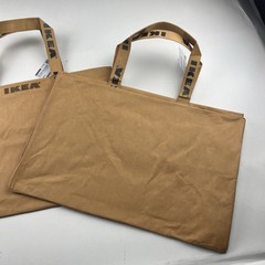 NWT 2019 IKEA x VIRGIL ABLOH OFF-WHITE MARKERAD SCULPTURE Large Bag 21 Gal Tote