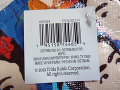 FRIDA KAHLO TOTE 2022 VIVA HERITAGE SHOPPING GROCERY BAG REUSABLE WITH TAG