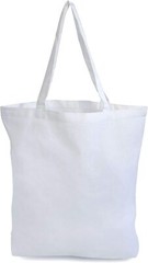 ZENPAC Canvas Bags with Handles – 4 Pack Organic Cotton Totes