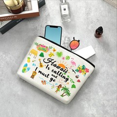 Hawaii Gift Trip Present Makeup Bag Travel Cosmetic Case For White