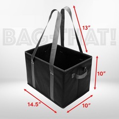 BAG-THAT! 4pk Reusable Grocery Bags Shopping Bags Tote Large Heavy Duty Groce…