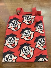 Want Want Snacks Hot Kid Logo Reusable Tote Bag Red Taiwanese Snack Brand