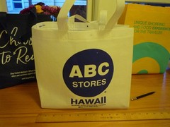 4 Medium-Small Reusable Shopping Bags National Parks, Hawaii ABC Stores, Hudson