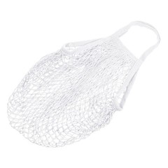 Cotton Mesh Bag 15×13.8″ Mesh Net String Grocery Bags White