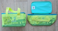 Trader Joe’s 2026 Striped Mini Tote 9 Pc Bundle FREE SHIPPING Canvas & Insulated
