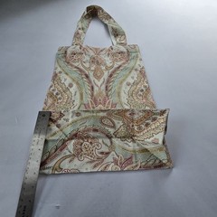 Paisley Pattern Foldable Fabric Reusable Shopping Bag Medium Multicolor