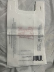 Lot of 7 ShopRite Farmers Market Reusable White/Red Shopping Bag