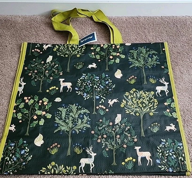 Marshalls – Beautiful Fancy Forest Scene – Large Reusable Shopping Tote Eco Bag