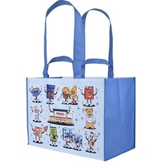 Costco KeepCool Reusable Character Tote Bag – 4 pack, 8