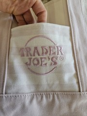 LIMITED Trader Joe’s Striped Mini Canvas Tote Bag Set of 4 (BRAND NEW WITH TAG)