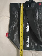 Wilson Black Reusable Tote Bag