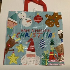 Tesco Magical Christmas Bag Snowman Elf Santa Pudding Gingerbread Bear 2022