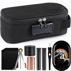 ADCTMOB Large Travel Organizer Bag with Waterproof Zipper & 7 black