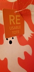 Halloween Reusable Tote Bag EXTRA Large 20″ X 20″ X 9″ Boo to You Ghosts New