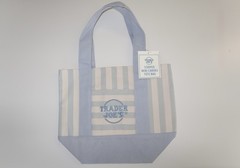 Trader Joe’s Striped Mini Multicolor Canvas Tote Bags (Set of 4)