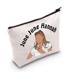 LEVLO Funny Deck Quotes Gifts June Hannah Makeup Bags