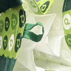 Publix Green Earth-Friendly Reusable Bags Carriers for 4 Wine Bottles — Lot of 8