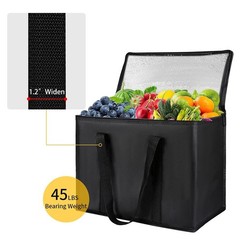 Reusable Soft Tote Bags – Insulated, Collapsible, Perfect for Shopping & Travel