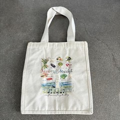 San Francisco Ferry Building Farmers Market canvas tote bag