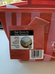 Trader Joe’s Mini Insulated Tote Bag Pink Red Stripe Summer 2026 Limited NWT