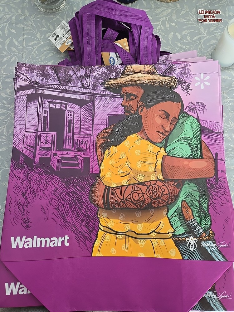 Puerto Rico Christmas Limited Edition XL Walmart Reusable Bag “El Abrazo” NEW