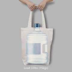 2 | 6 | 12 Pack Super Strong Large 17.5″x16.5″x5″ 10oz Cotton Canvas Tote Bag…